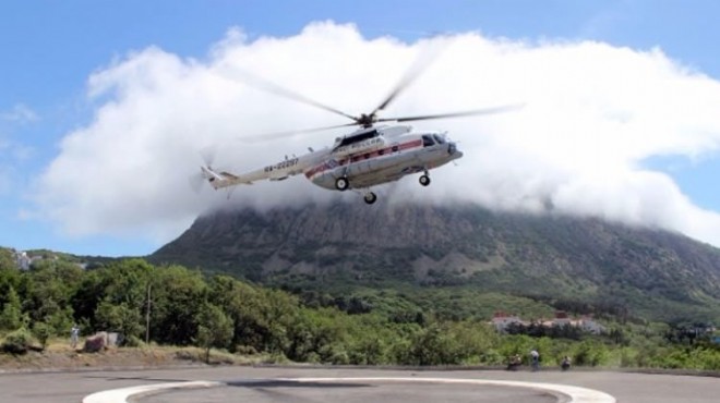 Rusya da helikopter kazasında 18 kişi öldü