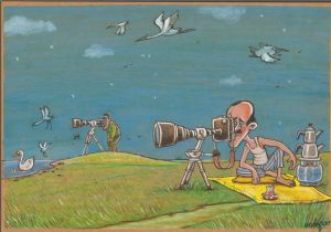 Karikatürler ‘İzmir’in Cenneti’ için yarıştı 