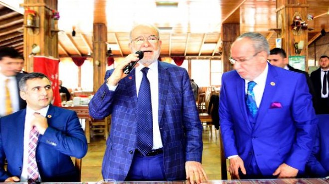 Saadet Lideri Karamollaoğlu, hükümeti İzmir de eleştirdi: Yarattıkları korkuyla oy alıyorlar!