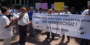 SES İzmir üyelerinden Bakanlığa protesto