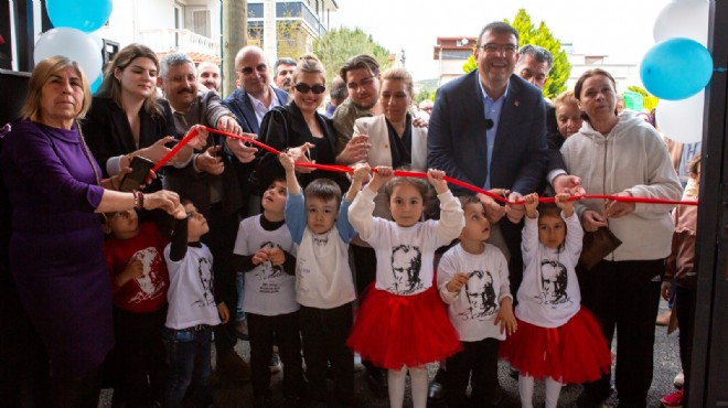 Seferihisar’da  Gündüz Çocuk Bakımevi  ve  Oyun Sokağı  açıldı