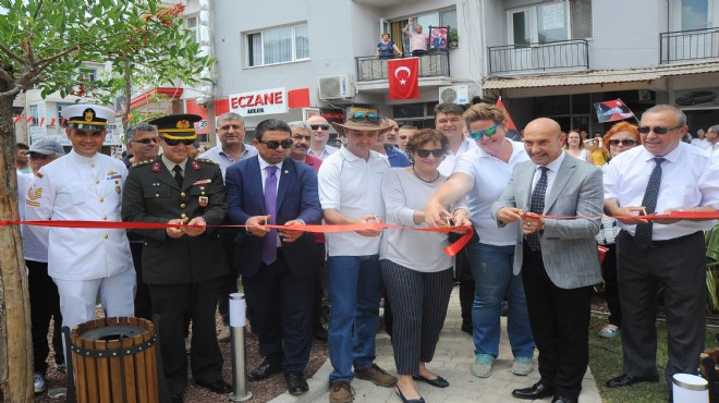 Seferihisar da park kurdelesi 19 Mayıs ta Atatürk adına kesildi