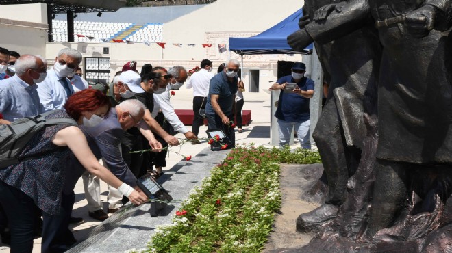 Sivas Katliamı’nda yaşamını yitirenler Karabağlar’da törenle anıldı