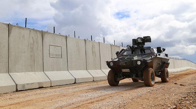 Suriye sınırına 207 kilometre beton duvar!