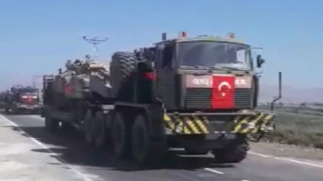Suriye sınırına tank sevkiyatı sürüyor
