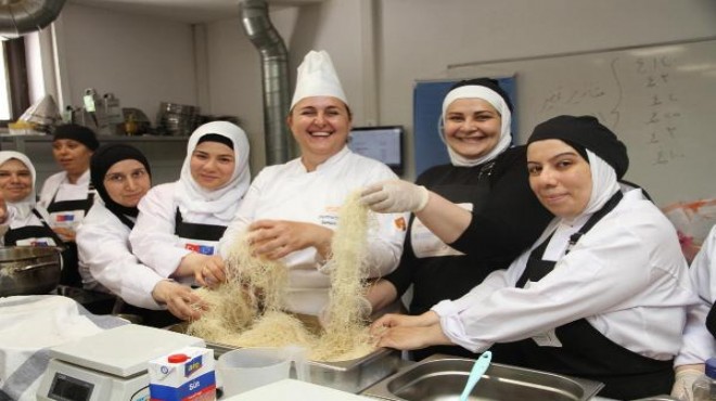 Suriyeli kadınlar, Türk mutfağı ile meslek sahibi olacak