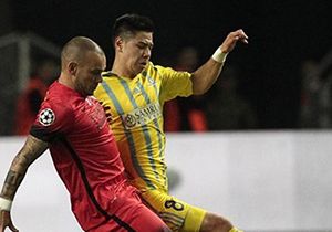 Galatasaray Astana da kendini vurdu: 2-2