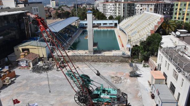 Tahliye ediliyor... İzmir in tarihi değeri  inşaat  kurbanı!