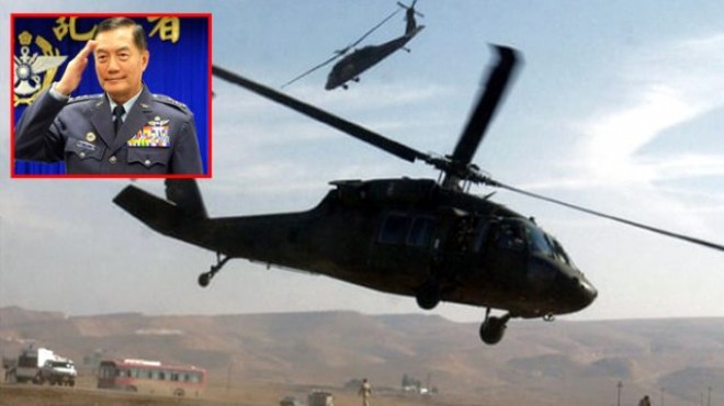 Tayvan’da askeri helikopter düştü: Genelkurmay Başkanı öldü