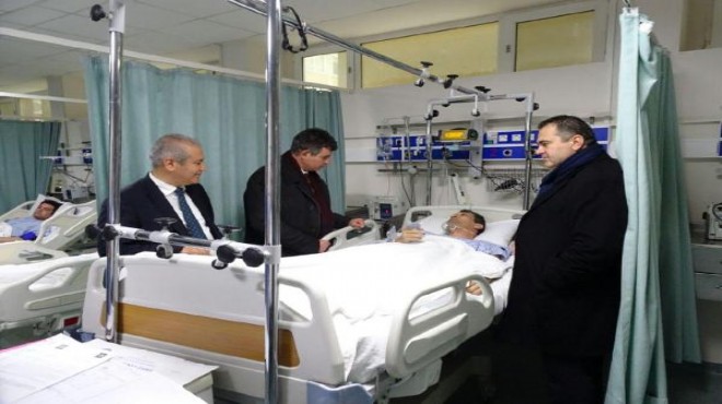 TBB Başkanı Feyzioğlu yaralı avukatları ziyaret etti