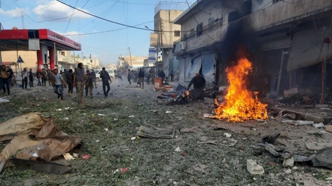Tel Abyad da pazar yerine bombalı saldırıda 13 sivil öldü
