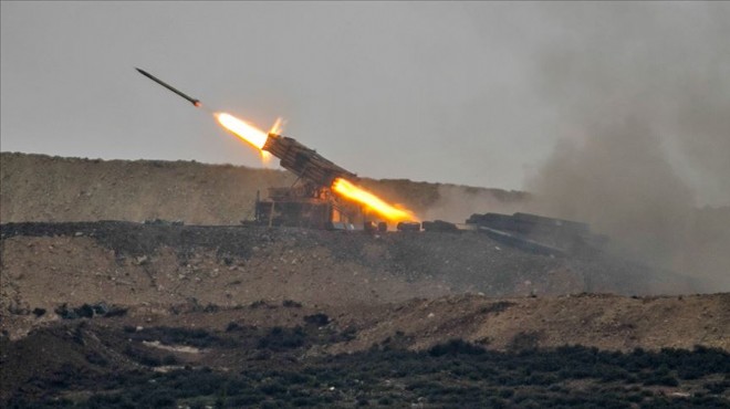 Tel Rıfat bölgesinde terör hedefleri vuruldu