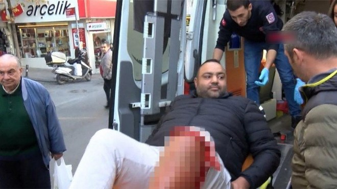 Tezgahtan meyve yiyen turist bıçaklandı