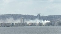 İzmir'in göbeğinde korkutan yangın!