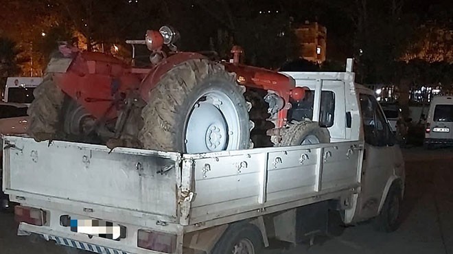 Tire deki traktör hırsızları tutuklandı