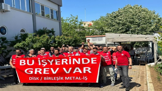 TİS süreci tıkandı: Kemalpaşa’da metal işçileri greve çıktı!