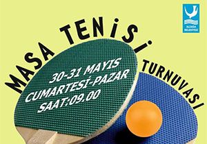 Aliağa’da masa tenisi turnuvası başlıyor