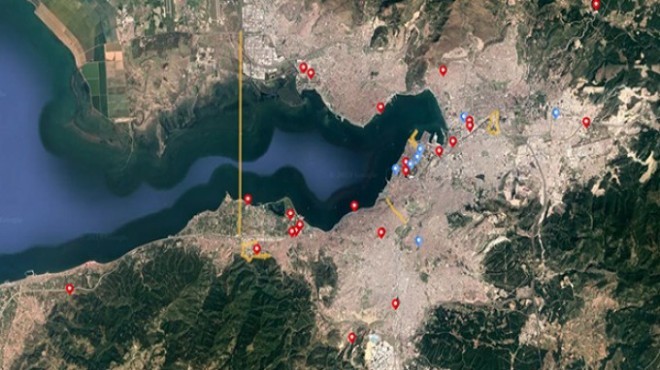 TMMOB tüm detaylarıyla paylaştı... İzmir in kent suçları haritası!
