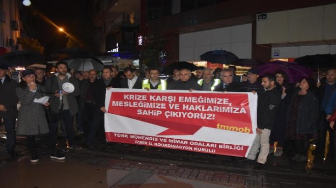 TMMOB tan İzmir de ekonomik kriz açıklaması