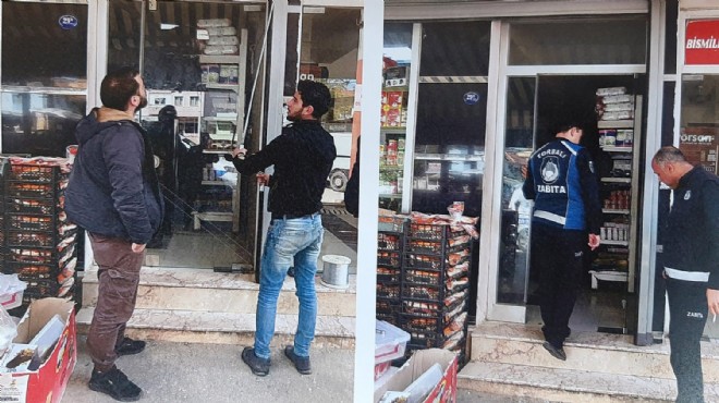 Torbalı da Suriyelilerin dükkanları mühürlendi!