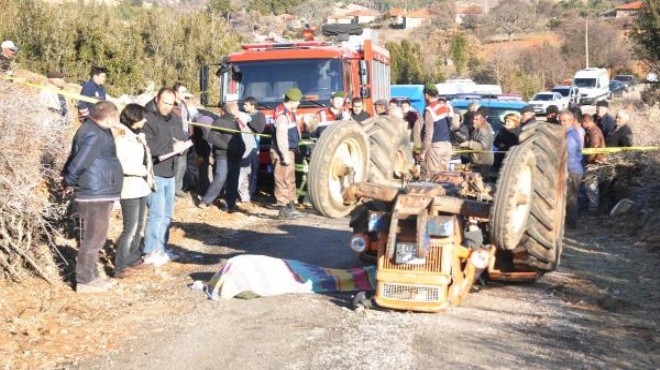 Traktör devrildi, karı-koca hayatını kaybetti