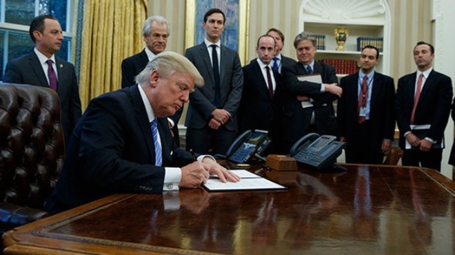 Trump imzaladı, ABD ortaklıktan ayrıldı!