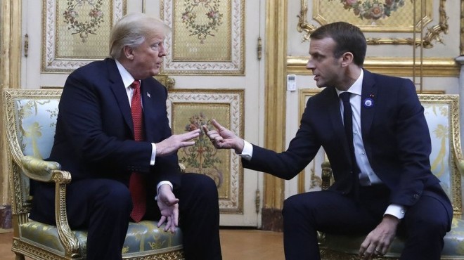 Trump tan Macron a çok sert Avrupa Ordusu tepkisi!