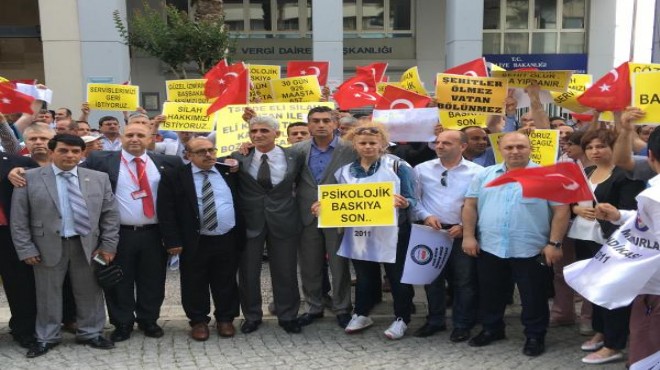 TSK’nın sivil memurlarından ücret protestosu