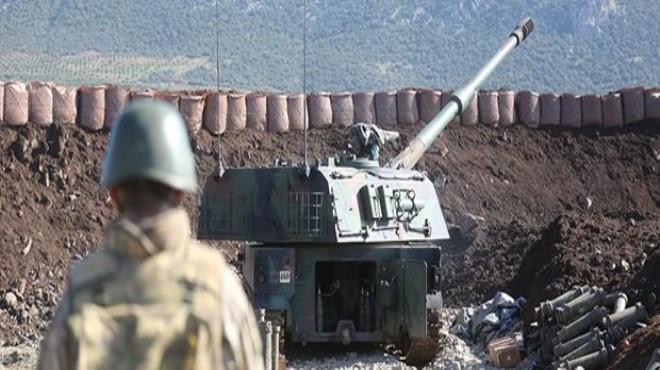 TSK, YPG/PKK lı teröristleri obüslerle vurdu