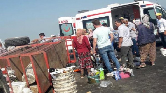 Turgutlu da can pazarı! 11 tarım işçisi yaralı