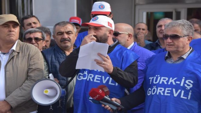 Türk-İş ten İzmir de vergi sistemi eylemi