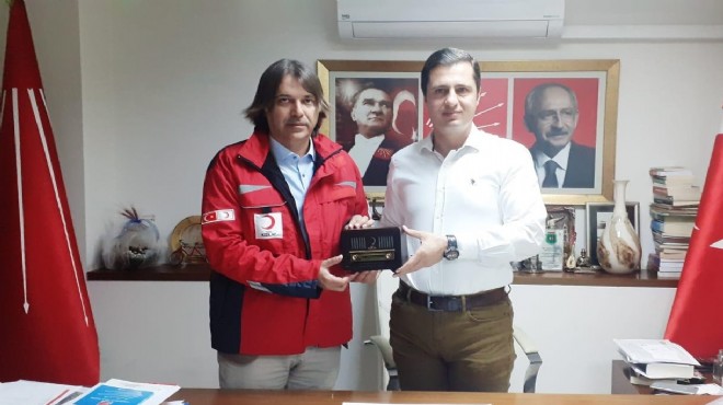 Türk Kızılayı Konak Şubesi’nden siyasi partilere ziyaret