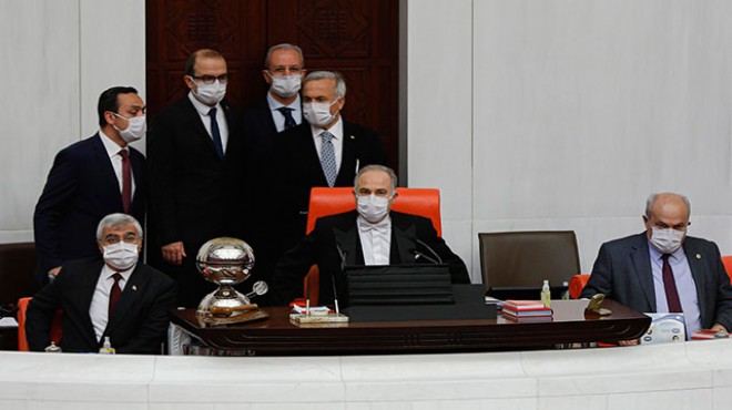 Türkiye Büyük Millet Meclisi nde maskeli oturum