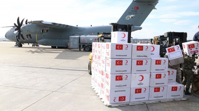 Türkiye den 5 ülkeye daha yardım malzemesi