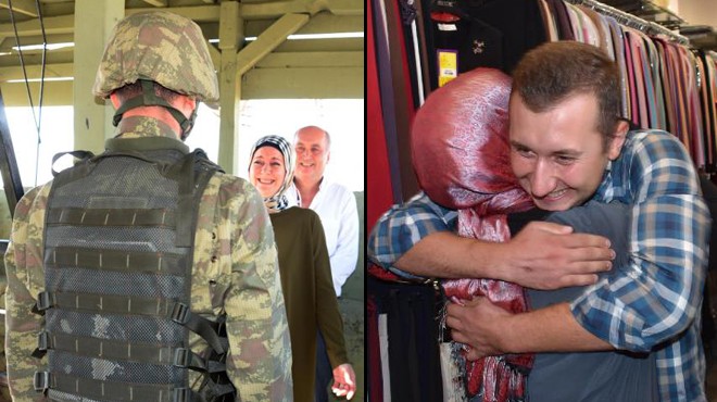 Türkiye duygulanmıştı: İzmirli askerden anneye sürpriz!