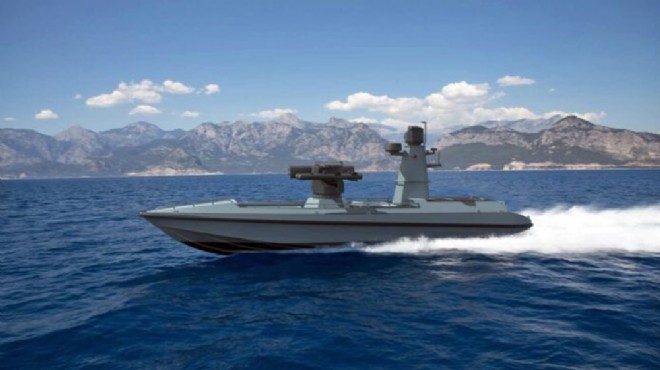 Türkiye nin ilk silahlı insansız deniz aracı tanıtıldı