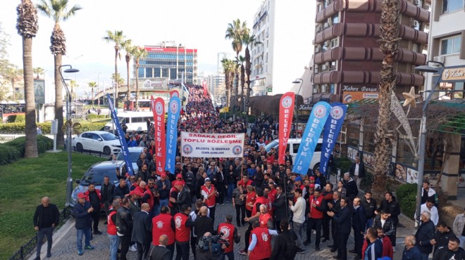 Üçüncü raunt... İzmir de 6 bin işçi yine iş bıraktı!