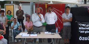 CHP Gaziemir den Balbay a özgürlük haykırışı
