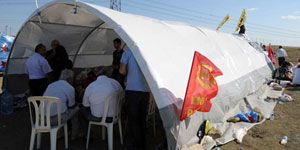BDP Silivri ye çadır kurdu