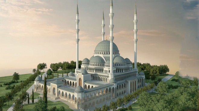 Üniversite kampüsüne 4 minareli 20 bin kişilik cami