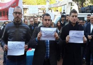 CHP’li Gençler’den Sait’e ‘işsizlik’ protestosu 