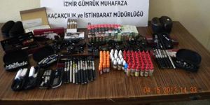 İzmir de kaçak elektronik sigara baskını