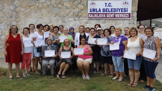 Urla da lider kadınlar sertifikalarını aldı