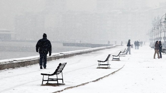 Uyarı üstüne uyarı: İzmir e kar geliyor!