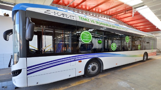 Ve Türkiye’nin ilk elektrikli otobüs filosu İzmir’de