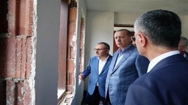 Yapımı sürüyor, Erdoğan bugün ziyaret etti