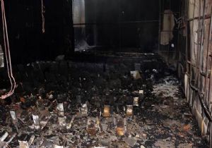 PKK lılar Şırnak Kültür Merkezi ni yaktı