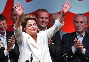 Brezilya da Rousseff yeniden başkan