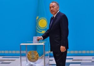 Kazakistan da Nazarbayev yüzde 97,7 ile yeniden başkan