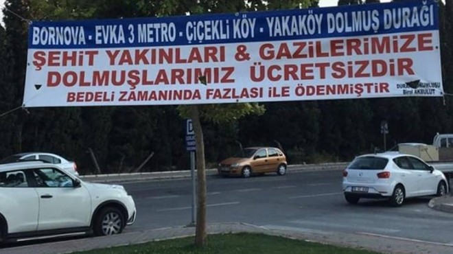Yer: İzmir... O pankartı gören gururlanıyor!